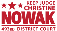 Keep Judge Christine Nowak for 493rd District Court Logo